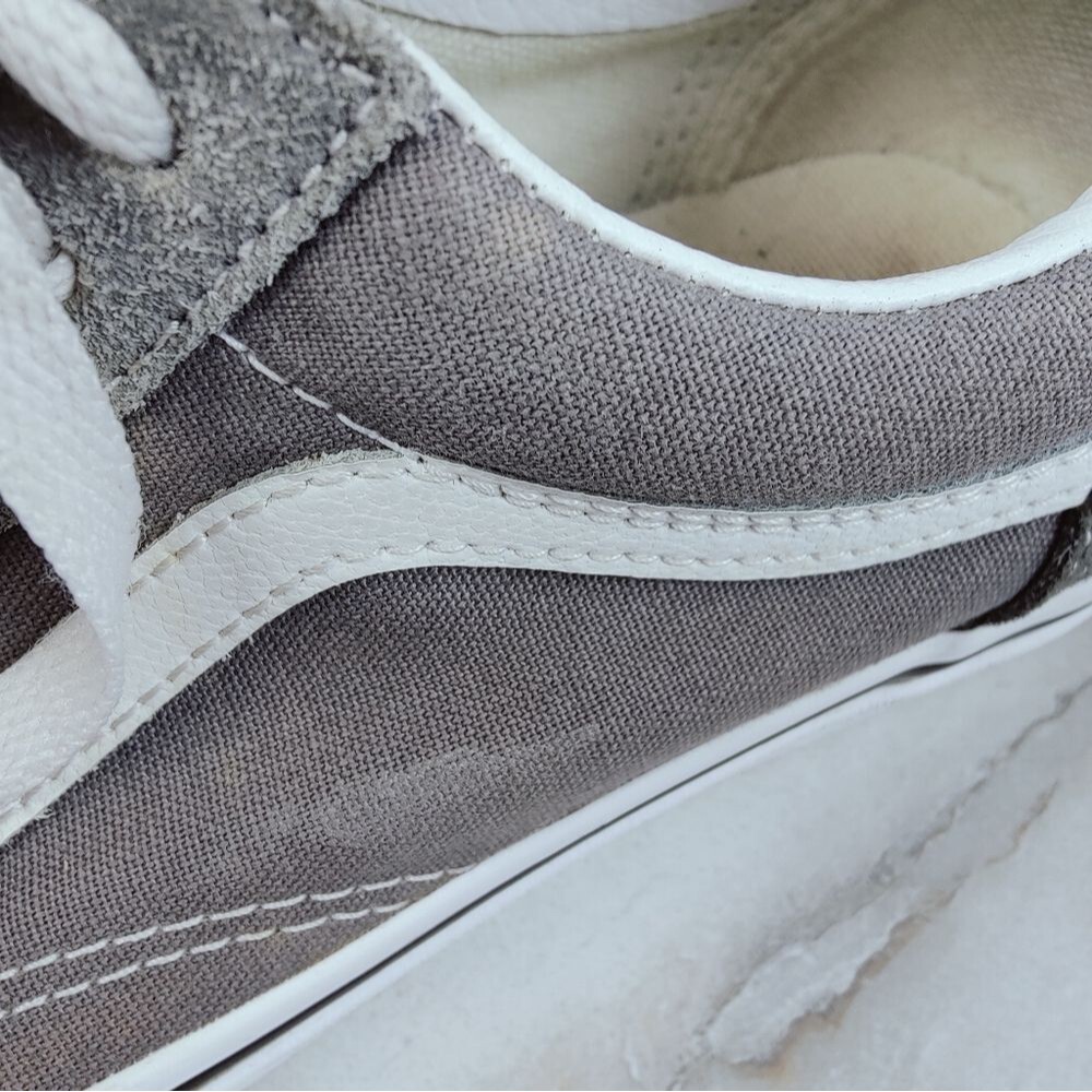 Vans Unisex Old Skool 36 Dx Gray Suede Canvas Sneakers Skate Tennis Shoes, Sz 8 - Picture 10 of 11
